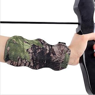 射箭护臂,皮革弓箭护具,带可调节 3 个带扣